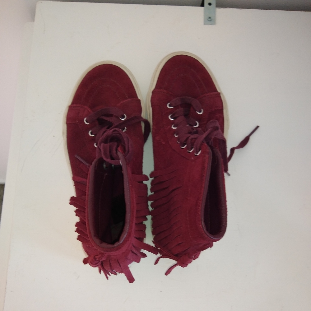 Vans Suede Fringe High Tops